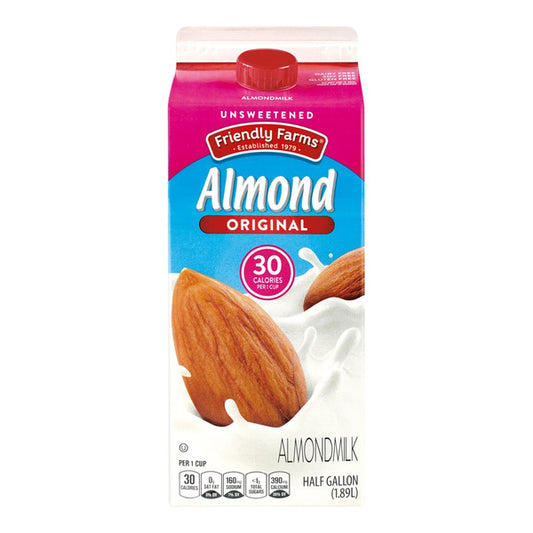 Friendly Farms Original Unsweetened Almondmilk 64 fl oz