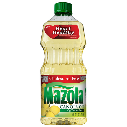 Mazola Canola Oil, Cholesterol Free 40 fl oz