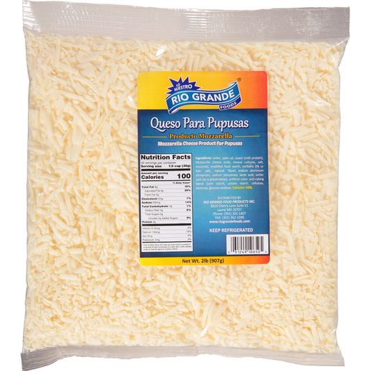 Rio Grande Foods Cheese, Mozzarella 2 lb