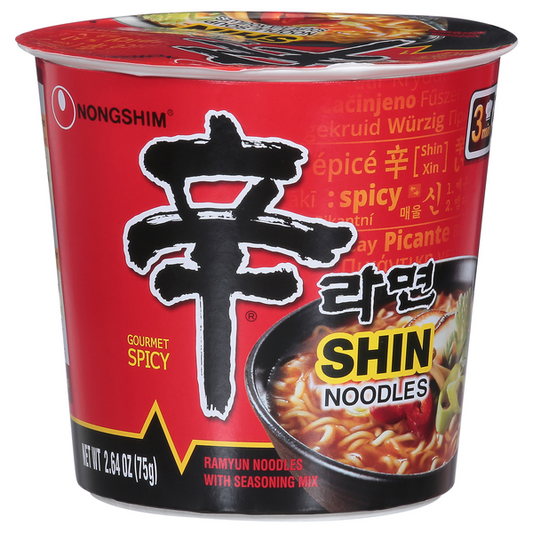 Nongshim Shin Noodles, Gourmet Spicy 2.64 oz